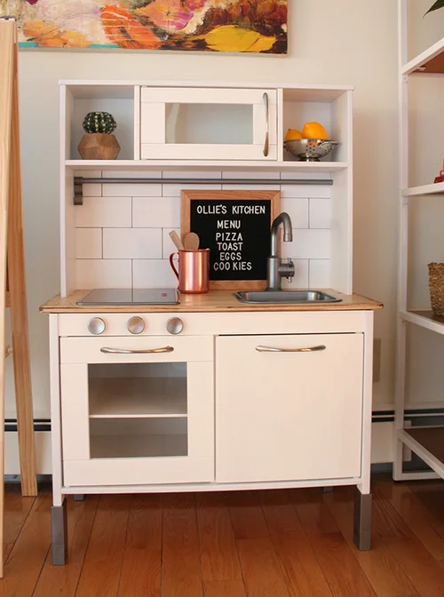　IKEA   キッズ　　キッチン DUKTIG play kitchen, birch, 283/8x153/4x427/8